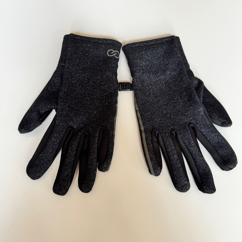 Touch Screen Gloves in Dark Gray Black